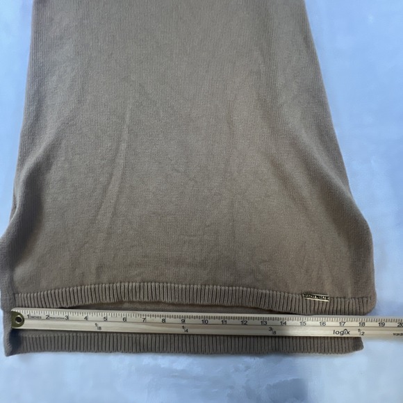 Michael Kors Women's Sleeveless Dark Tan Sweater Cowl Neck Size Small - Picture 6 of 10